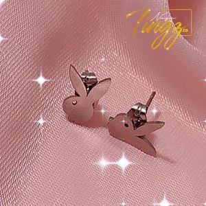 Playboy stud earrings